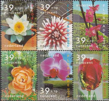 2002 Zomerzegels, bloemen - Click Image to Close