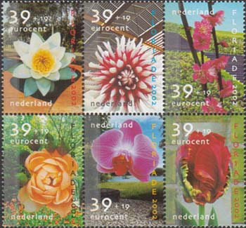 2002 Zomerzegels, bloemen - Klik op de afbeelding om het venster te sluiten