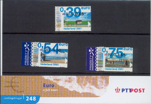 2001 Eurozegels - Klik op de afbeelding om het venster te sluiten