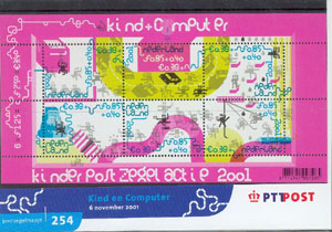 2001 Blok Kinderzegels - Click Image to Close