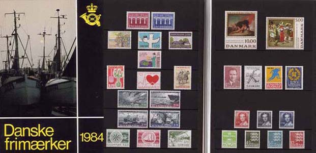 Denmark year set mint stamps - Click Image to Close
