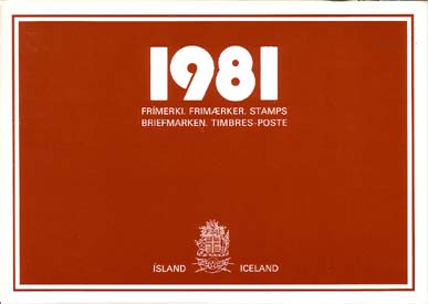 Iceland 1981 year set mint stamps - Click Image to Close